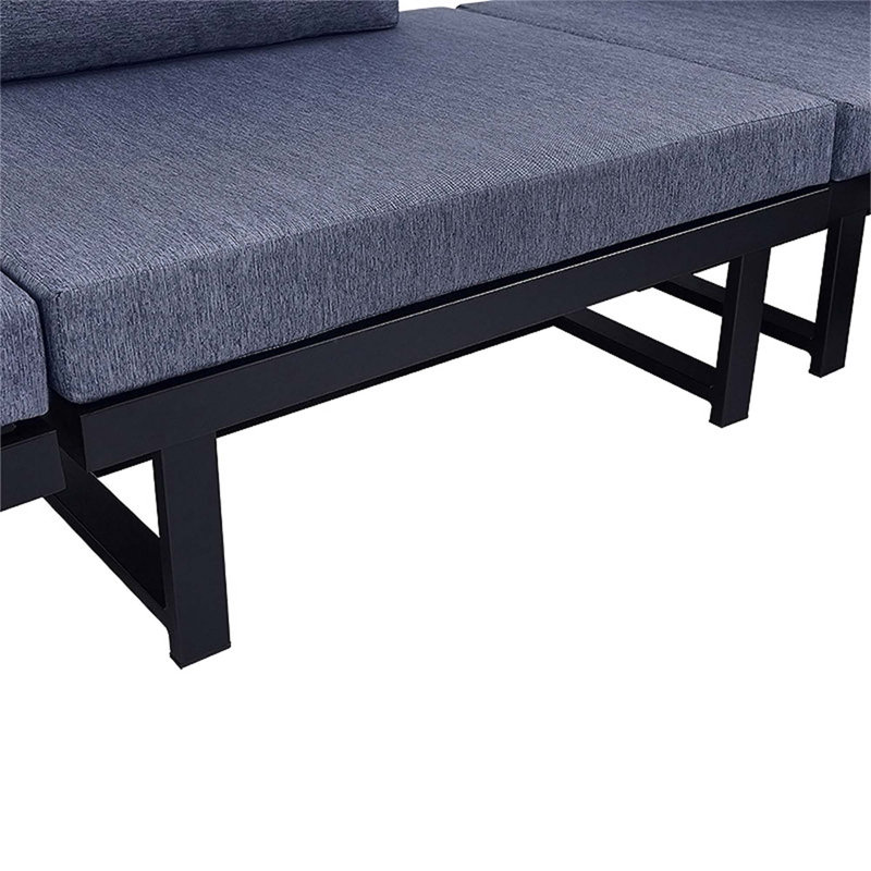 Canapé polyvalent résistant aux intempéries avec un design peu encombrant pour la détente