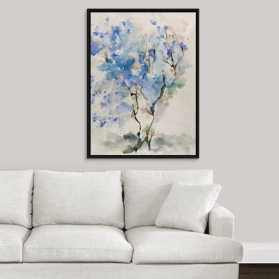 « flowing branches », peinture sur toile