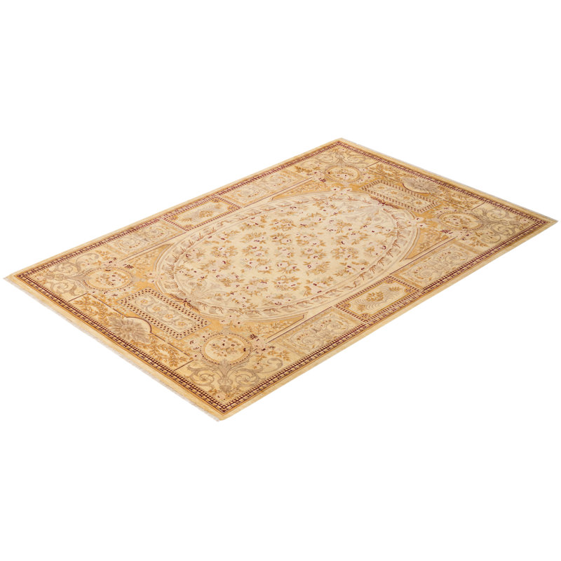 Classic One-of-a-Kind 6' 3" X 9' 6" Hand Knotted Area Rug