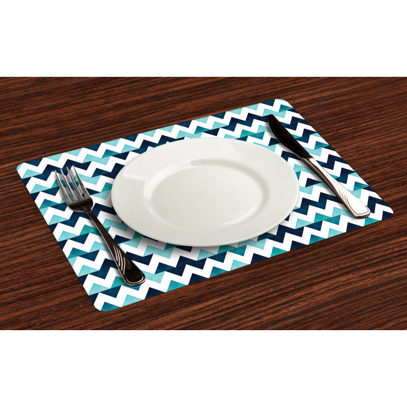 Polyester Abstract Rectangle Placemat