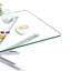 Table basse rectangulaire en verre trempé transparent de 39,63 po avec pieds en métal argenté, utilisation durable, assemblage facile pour tous, table rectangulaire, verre, option de rangement grande capacité, esthétique moderne-2072059900-2072059899