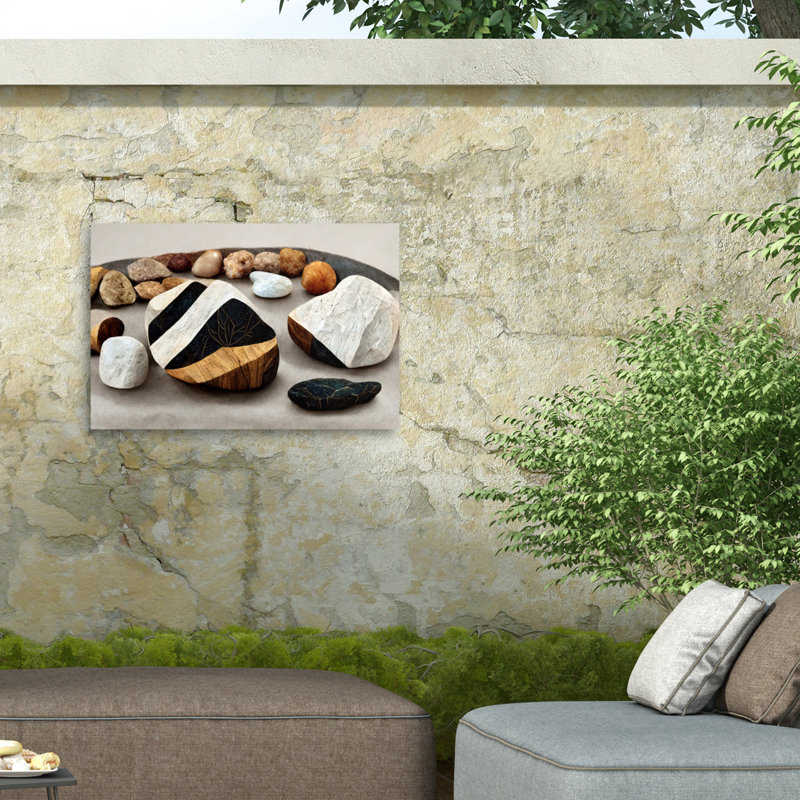 Collection Treechild Stone sur toile par Treechild, H 22 po x l 32 po