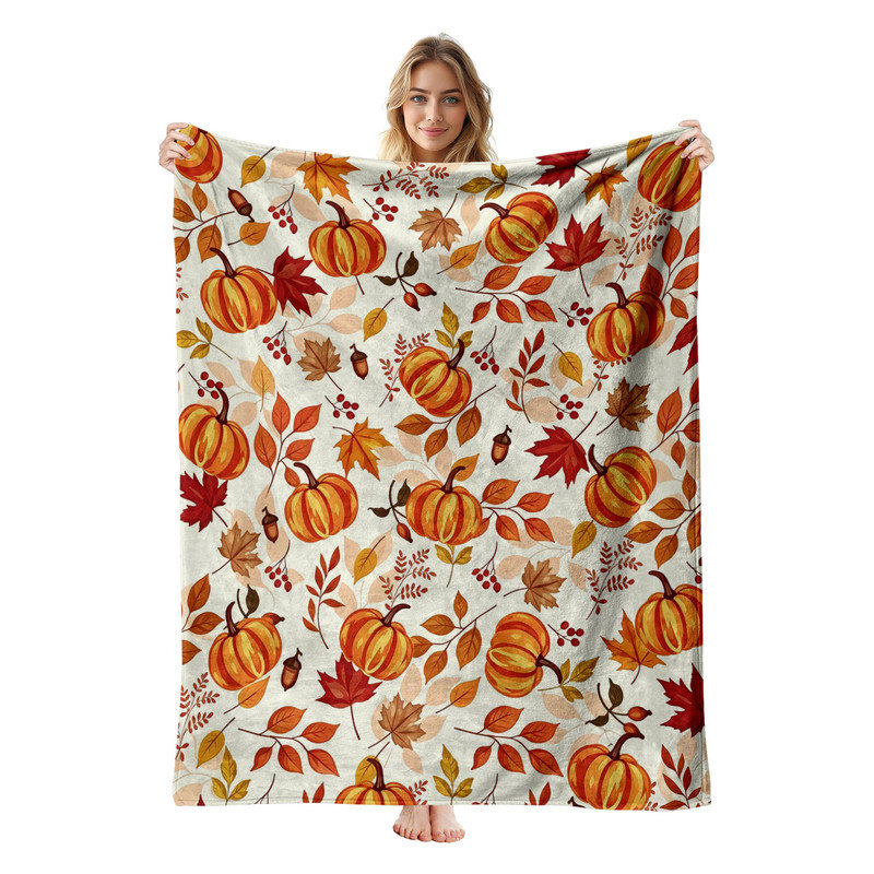 Throw Blanket, Glands d'automne avec baies