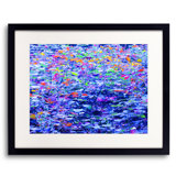 Blue Density Print by Drew Gaffney