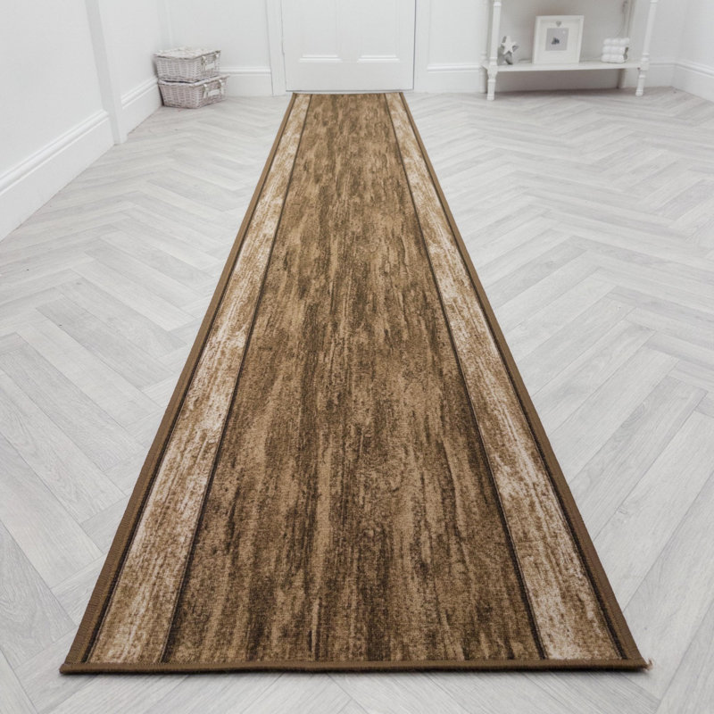 Runner Abstract Looped / Hooked Area Rug, Runner 80 x 150 cm