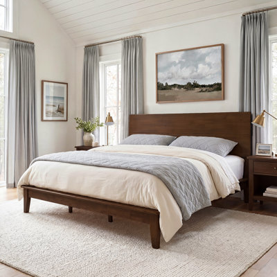 Modern Solid Wood Bed