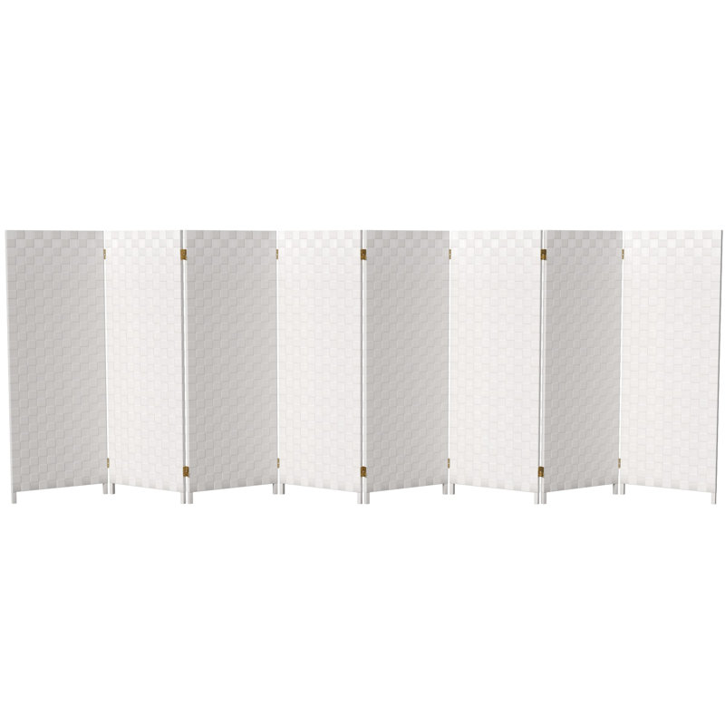 Outdoor Folding Screen, 4, Black, 71" H