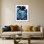 «Riptide Abstract 1423» par Preston Harmon, impression sur bois encadrée