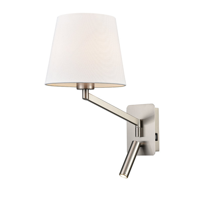 Tabetha LED Armed Sconce, Off White