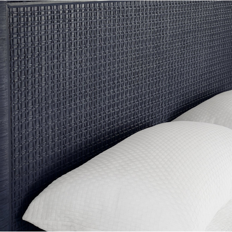 Naples Low Profile Standard Bed, King, Navy