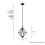 Luminaire suspendu sphère 1 lumière Stone Creek-71472808