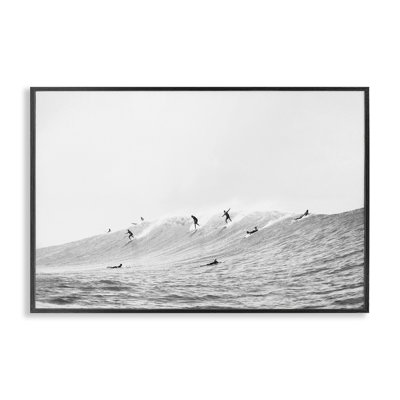 Summer Wave Surfers Giclee Art by Sisi and Seb