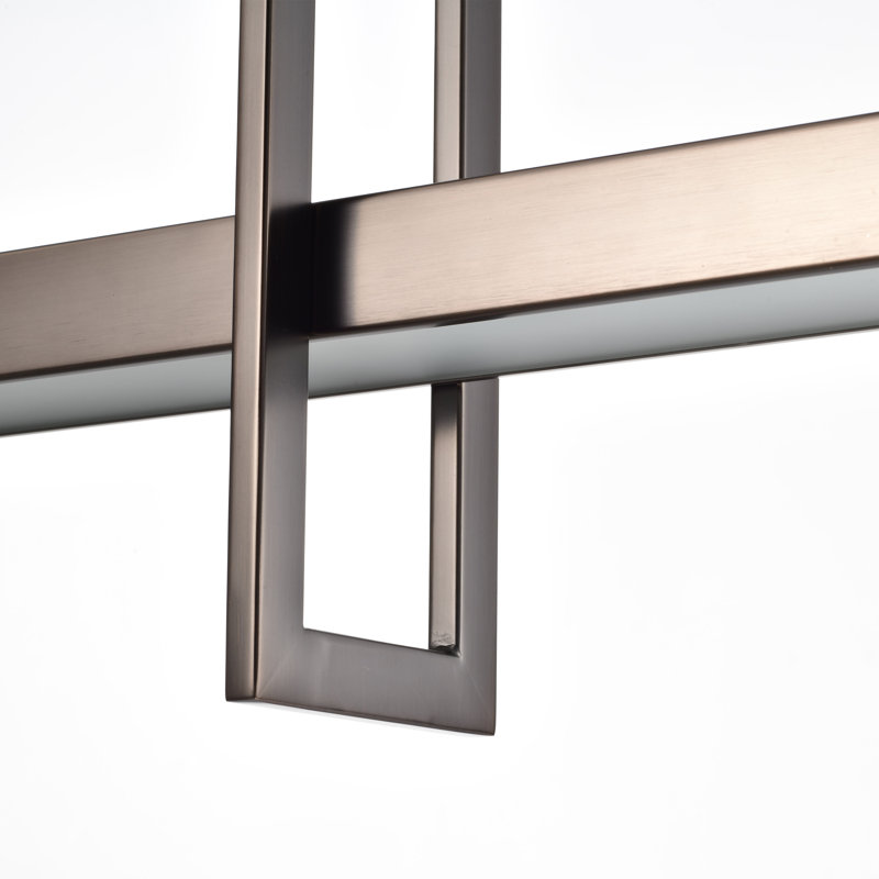 Saedi 3-Light Dimmable LED Kitchen Island Pendant , Hazel Bronze