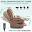 Fauteuil inclinable électrique à deux moteurs avec repose-pieds allongé Latitude Run® Tall-1654911142