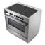 Cuisinière à induction 36 pouces Verona Ultima Series avec 5 éléments à induction (acier inoxydable)-843976568