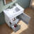 Taziyah 30" Modern Free-standing Single Bathroom Vanity Set With Ceramic Top-1447033359
