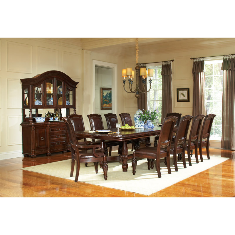 Audren Extendable Solid Wood Base Dining Table