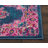 Abbate Oriental Navy Blue/Pink Area Rug-2109149252