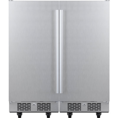 30 Inch Wide 6.7 Cu. Ft. Outdoor Side by Side Refrigerator
