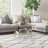 Bupe Glass Top Single Coffee Table-1352929651-1352929648