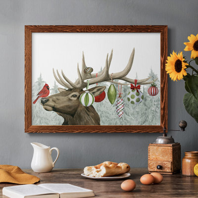 Festive Forest Collection, peinture sur toile encadrée