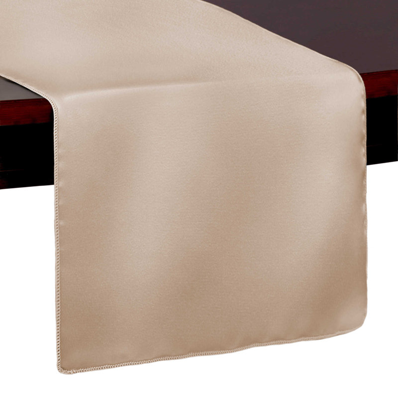 Table Runner, 1, Cafe Khaki Brown, 90" x 14"