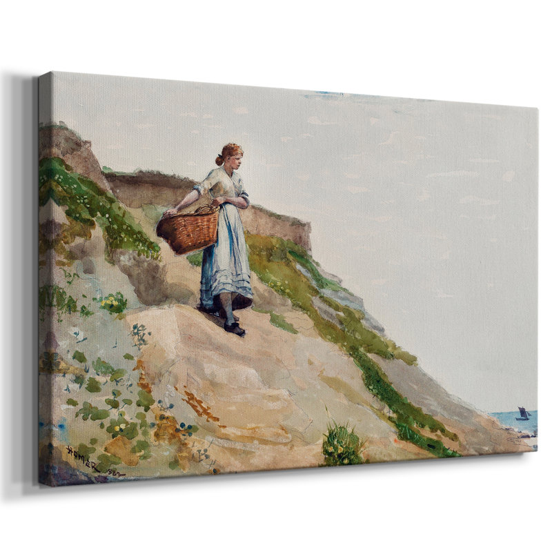 Paysage rétro - Lxxv, H 9 po x l 13 po x P 1,5 po, Toile tendue
