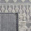 Tapis gris / ivoire en laine / coton tissé à la main Natura-502241998