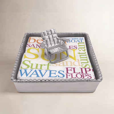 Seaside Metal Napkin Holder