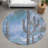 Machine Washable Indoor/Outdoor Braegger ACN2337 Botanical Rug-216596168