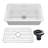 32'' L Undermount Single Bowl Fireclay Kitchen Sink-86330976