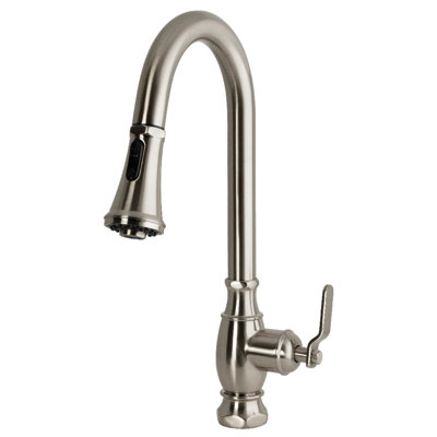 Kingston Brass Whitaker Single-Handle Pull-Down Kitchen Faucet
