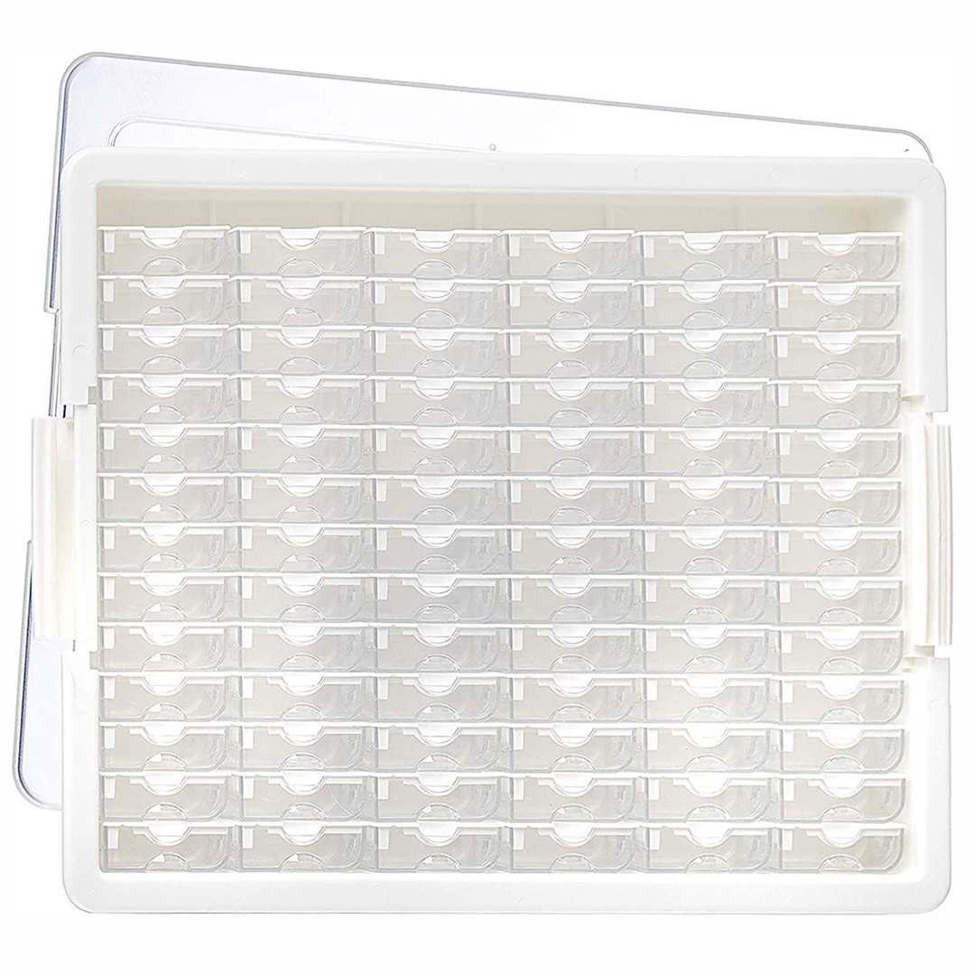 2 Piece Plastic Art Carrying Case Set Bead Storage Solutions