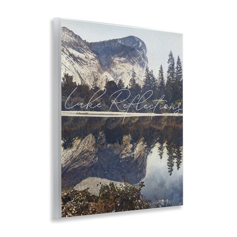 Plaque murale Scenic Lake Reflections, design par Sophie 6