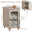 Table d'appoint étroite avec rangement en verre-71281859-71281861