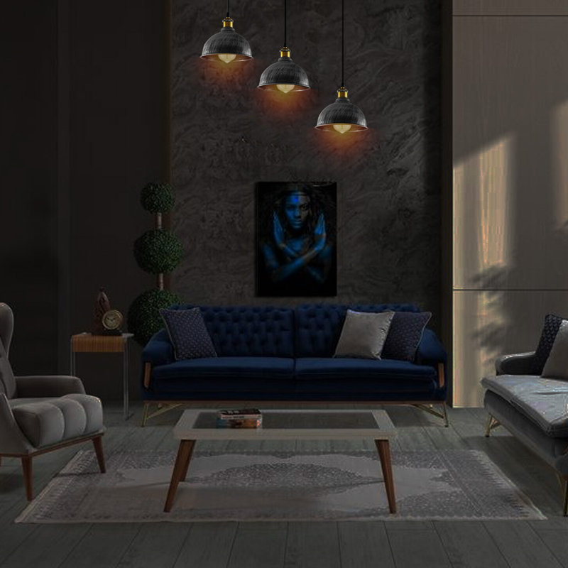 Loyd 3 - Light Pendant, Brushed Silver