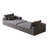 Comfortable Oversized Sectional Sofa with Reclining Feature for Relaxation-515198042