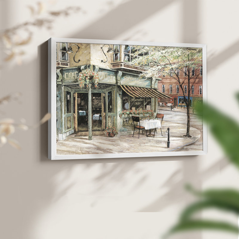 Voisinage de quartier - Impression encadrée - Restickable, H 22 po x l 28 po, Blanc