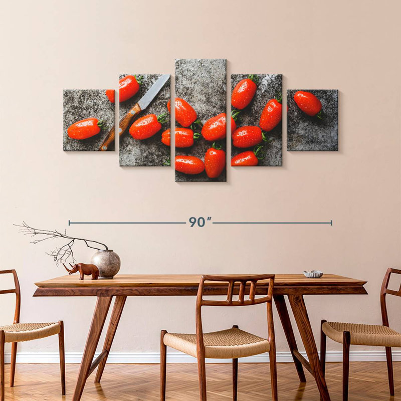 Succulent Tomatoes, 42" H x 92" W