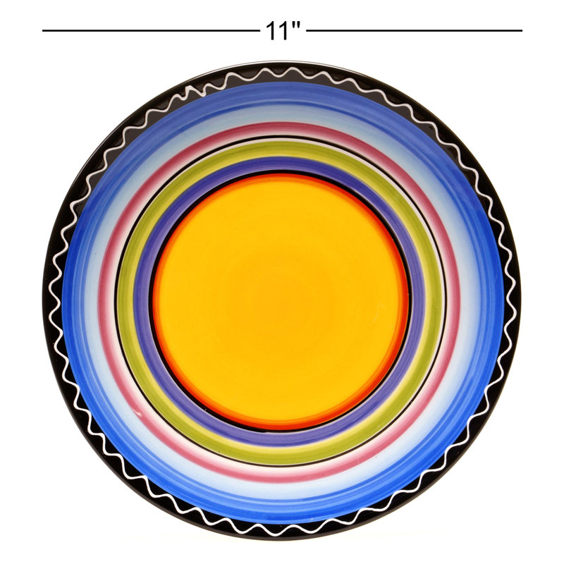 Certified International Tequila Sunrise 11" Dinner Plate