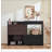 32.5''-58.8''W 40''H Multifuctional Storage Cabinet, Buffet Sideboard Cabinet with Drawer, Corner Cabinet for 44''H Window decor, Livingroom, Hallway, Entryway, Kitchen & Office