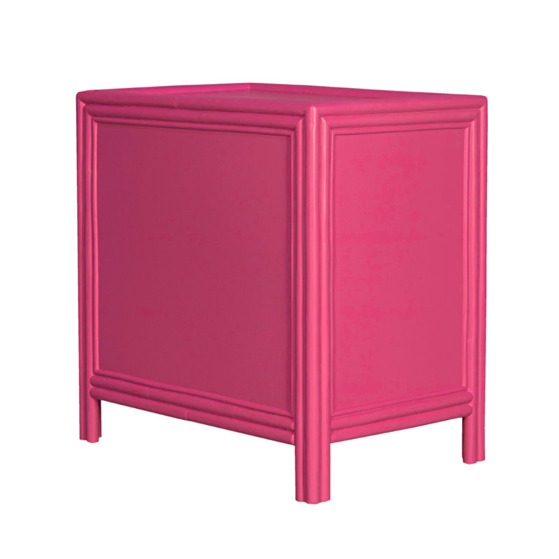 Clara Collection 1 - Drawer Nightstand, Hot Pink