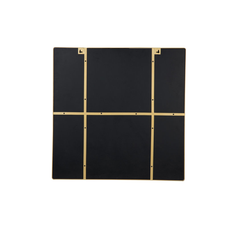 Miroir mural Kye 30x30, 30" x 30", Doré