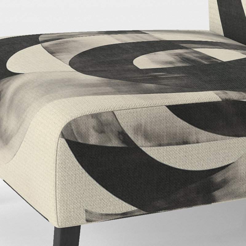 Fauteuil de chambre Abstract Shapes, Slipper Armless