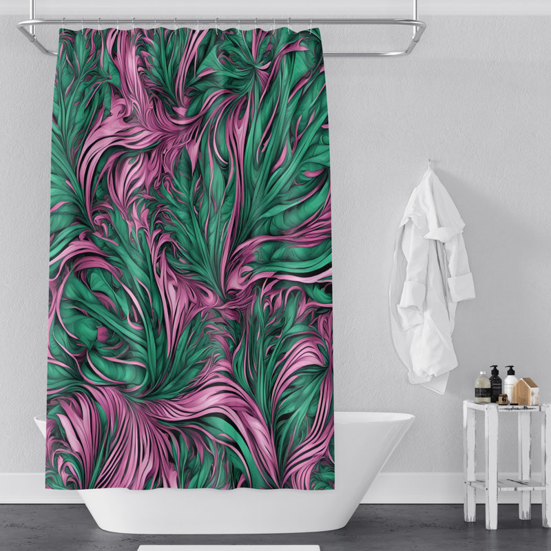 Rideau de douche Elaenor, H 72 po x l 70 po