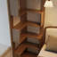 Bibliothèque standard en bois massif noyer moderne-118727062