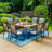 Mariana 8 - Person Patio Dining Set with Square Table