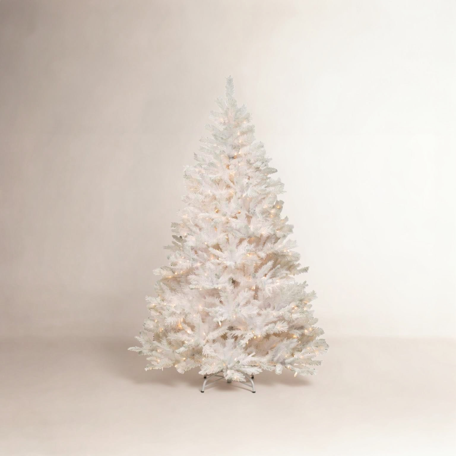 Pre-Lit White Pine Christmas Tree, 7'