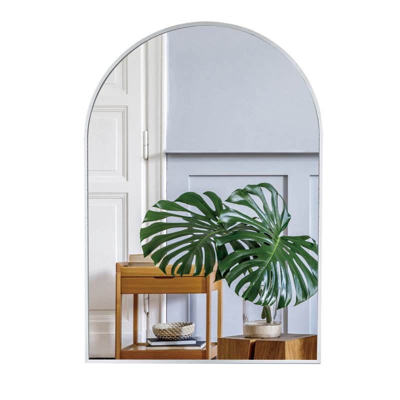 Miroir plat Sarno, Argent