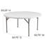 Table ronde en plastique Noah-86860307